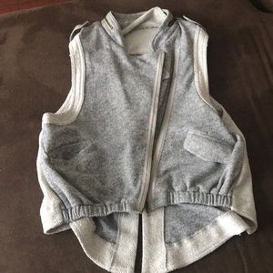 High low moto vest